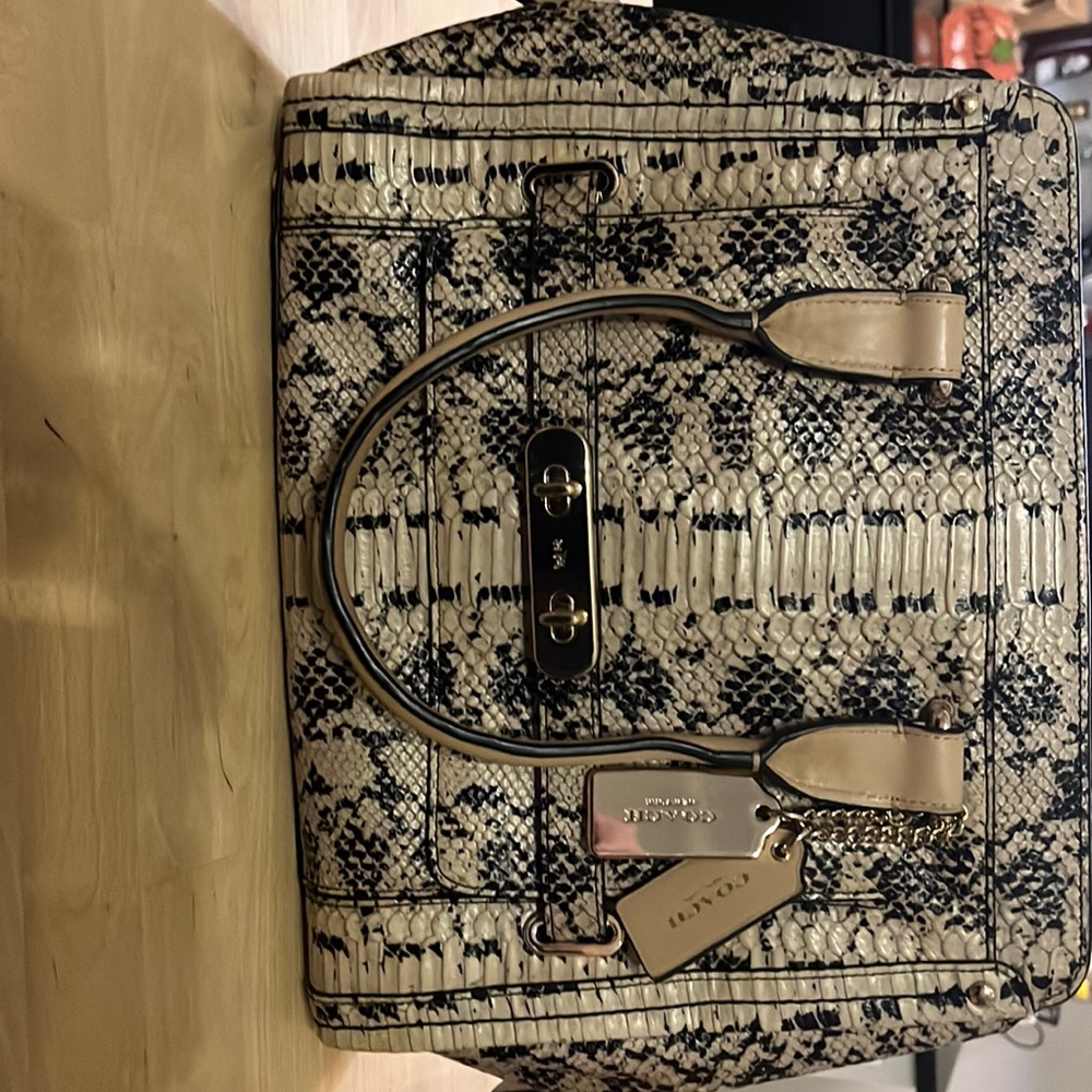 Coach snake skin